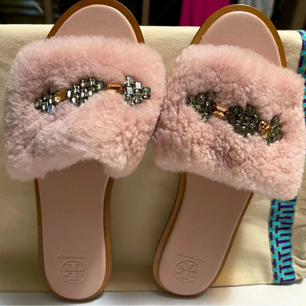 Tory Burch Leather slides - Picture 1 of 5